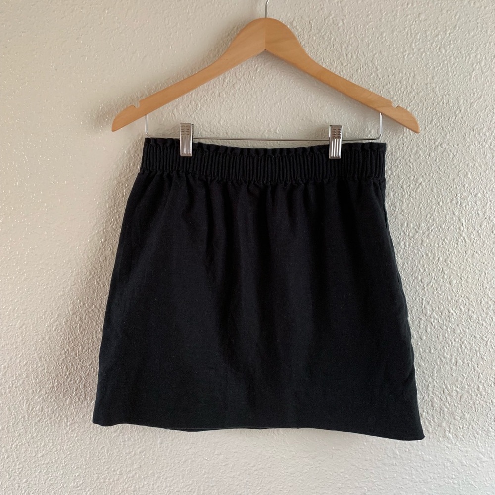 JCREW Linen Sidewalk Skirt